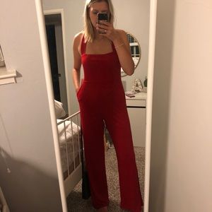Tobi Red Jumpsuit